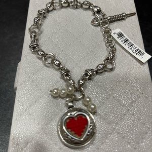 Very RARE.  Authentic.  Retired. Brighton cross-stitch bracelet.  NWT. 8”